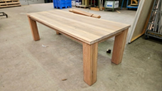 Image 1 of Solid Oak Wooden Table