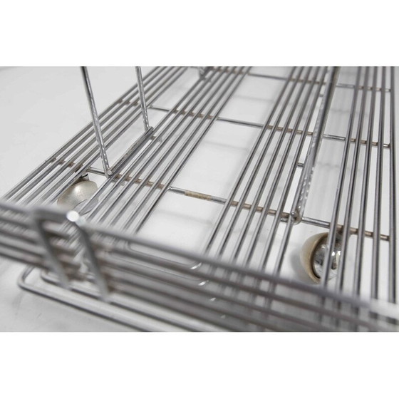 Image 1 of Portariviste vintage in acciaio di Max Sauze per Isocele, 1970