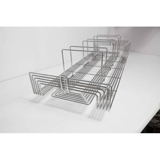 Image 1 of Portariviste vintage in acciaio di Max Sauze per Isocele, 1970