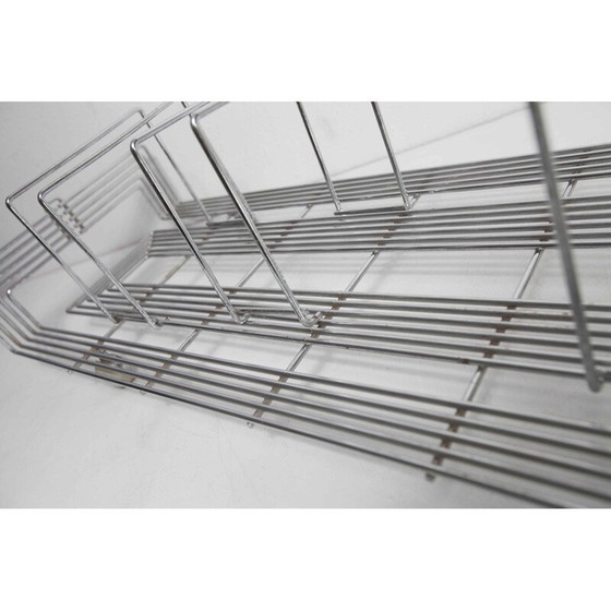 Image 1 of Portariviste vintage in acciaio di Max Sauze per Isocele, 1970