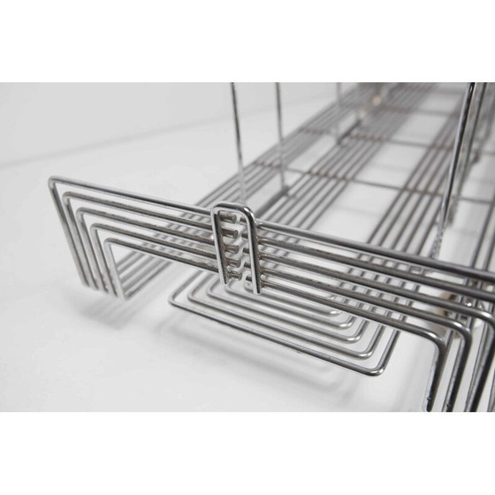 Image 1 of Portariviste vintage in acciaio di Max Sauze per Isocele, 1970