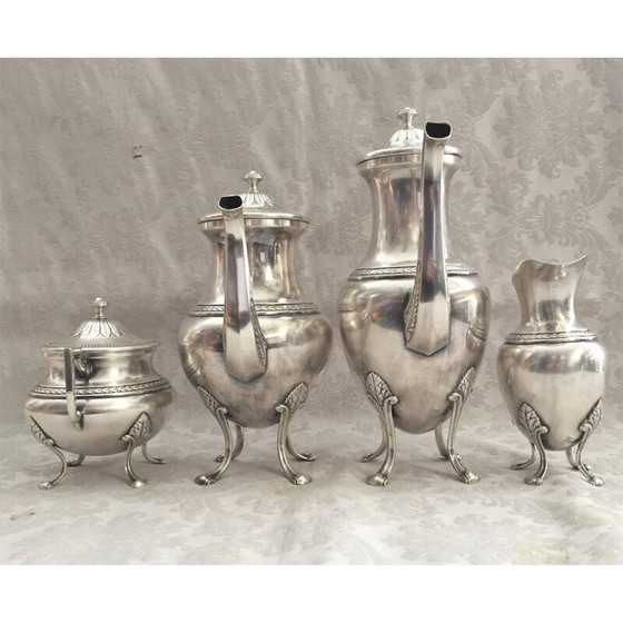 Image 1 of Vintage silver plated tea set, Germany 1910
