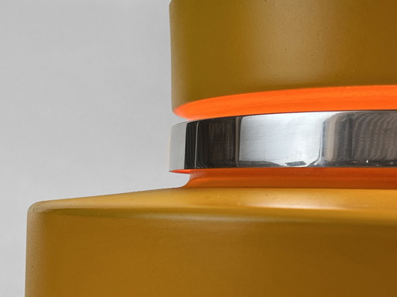 Image 1 of Dark Yellow Pendant Light By Carl Thore For Granhaga. Sweden 1970S