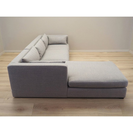 Image 1 of Divano angolare grigio vintage scandinavo, anni 2000