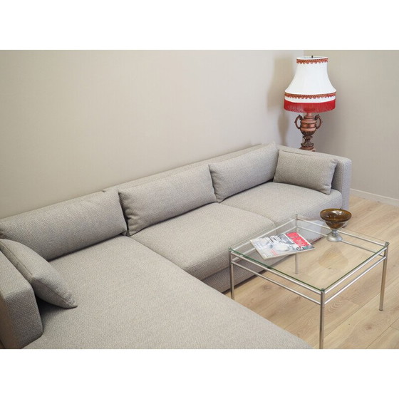 Image 1 of Divano angolare grigio vintage scandinavo, anni 2000