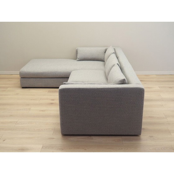 Image 1 of Divano angolare grigio vintage scandinavo, anni 2000