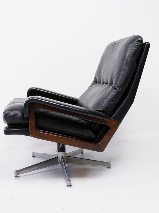 Image 1 of Andre Vandenbeuck King Chair With Footstool