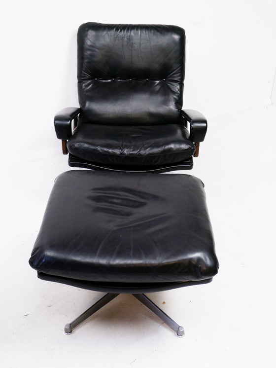 Image 1 of Andre Vandenbeuck King Chair With Footstool