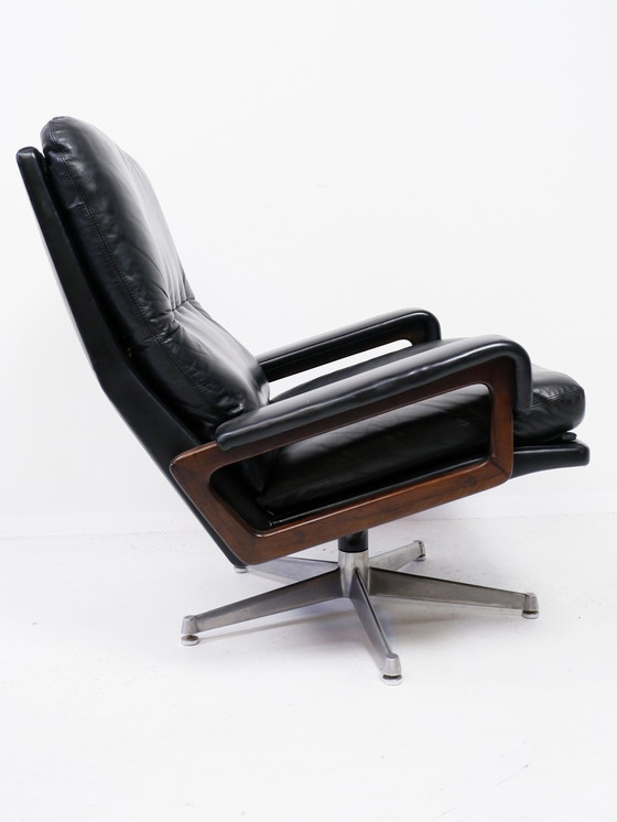 Image 1 of Andre Vandenbeuck King Chair With Footstool