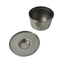 Alfra Alessi - Round bowl - Butter dish - Stainless steel