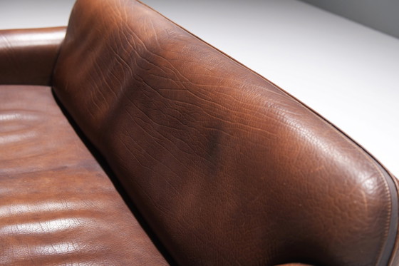 Image 1 of Stunning patinated DS 125 leather sofa  by Gerd Lange for De Sede Swiss