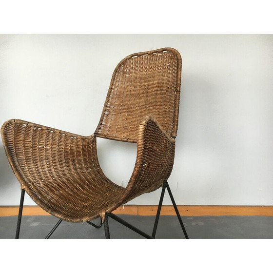 Image 1 of Pair of vintage armchairs by Raoul Guys, 1950