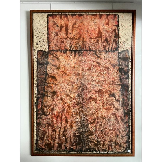 Image 1 of Vintage oil on canvas by Elvire Ferle