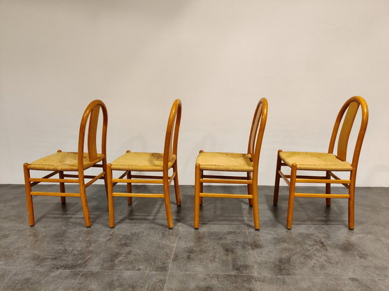 Image 1 of 4 Chaises de salle à manger scandinaves Mid Century