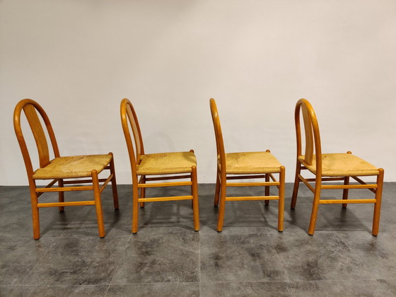 Image 1 of 4 Chaises de salle à manger scandinaves Mid Century