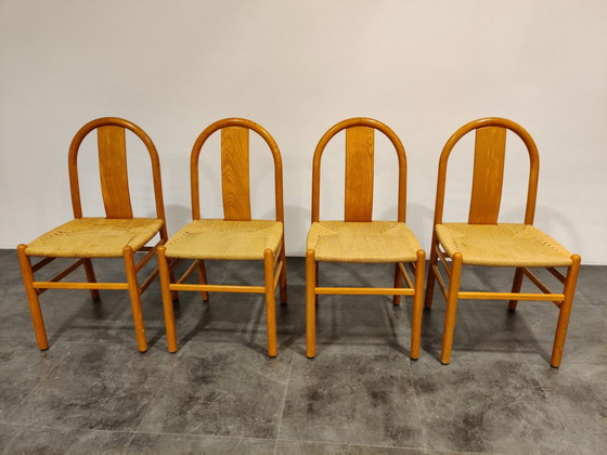 Image 1 of 4 Chaises de salle à manger scandinaves Mid Century