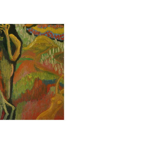 Image 1 of Olio su tavola d'epoca di Lennart Lilja, 1945