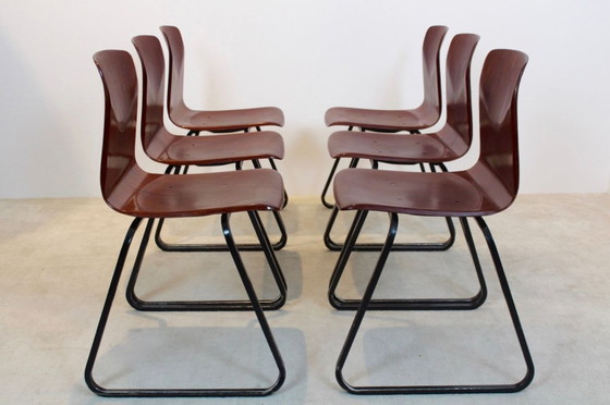 Image 1 of 4x Galvanitas  Stackable Industrial Dining Chairs