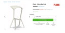 2x Paste Miura bar stool