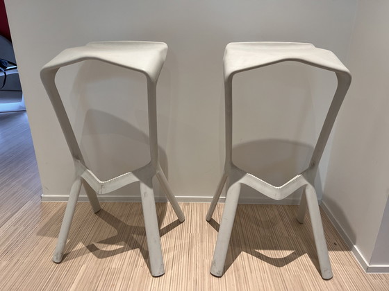 Image 1 of 2x Paste Miura bar stool