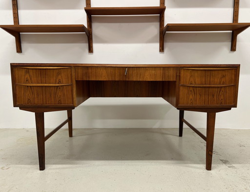 Danish Rosewood Executive Desk