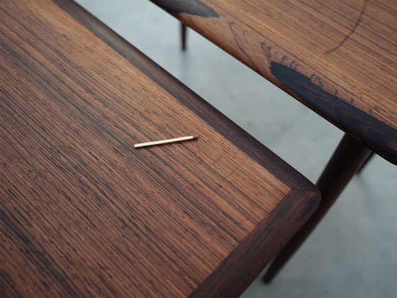 Image 1 of Set Of Three Rosewood Tables, Danish Design, 1960S, Production: Denmark