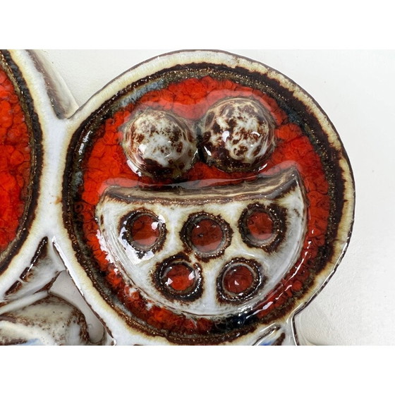 Image 1 of Vintage ceramic wall plaque by Noomi Backhausen for Søholm, Denmark 1960