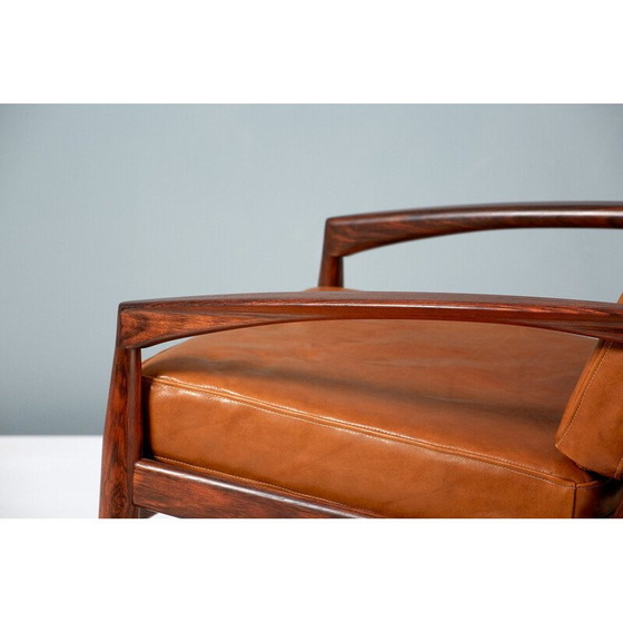 Image 1 of Pair of rosewood "Paper Knife" Lounge Chairs by Kai Kristiansen 1955