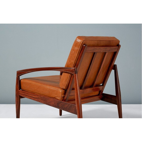 Image 1 of Pair of rosewood "Paper Knife" Lounge Chairs by Kai Kristiansen 1955