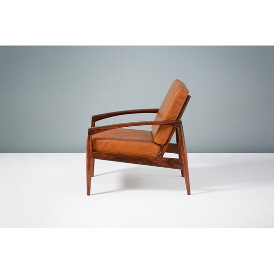 Image 1 of Pair of rosewood "Paper Knife" Lounge Chairs by Kai Kristiansen 1955