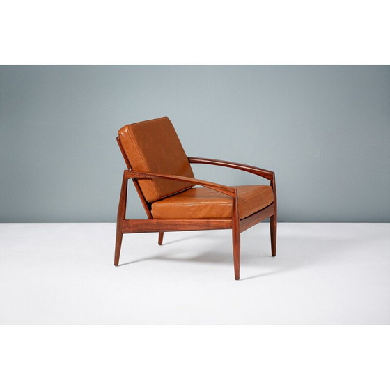 Image 1 of Pair of rosewood "Paper Knife" Lounge Chairs by Kai Kristiansen 1955