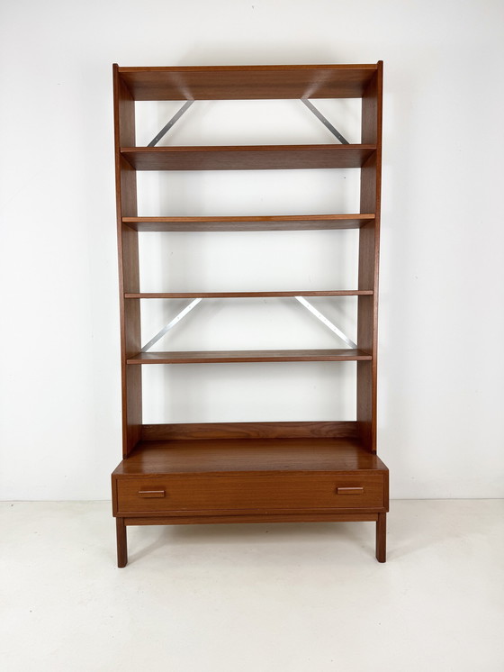 Image 1 of Teak Bookcase From Sweden