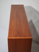Libreria Poul Hundevad in teak, danese, anni '60