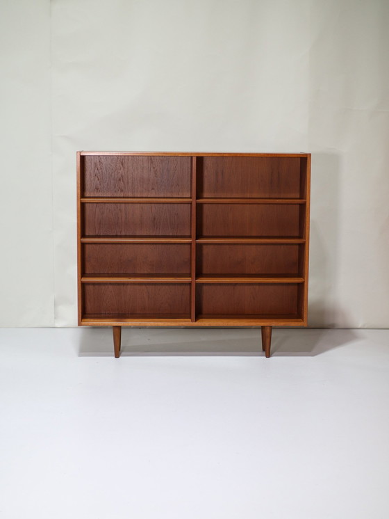 Image 1 of Poul Hundevad Bookcase Teak Danish 1960S