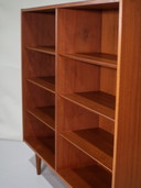 Libreria Poul Hundevad in teak, danese, anni '60