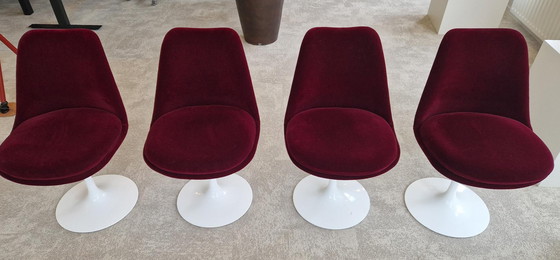 Image 1 of 4x Knoll Saarinen Tulip Chair