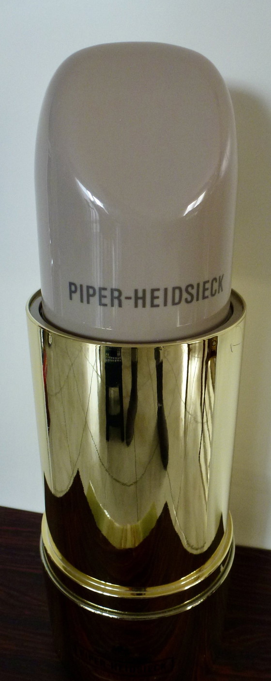 Image 1 of Piper-Heidsieck Oversized Lipstick Champagne Wine Cooler Limited Edition.