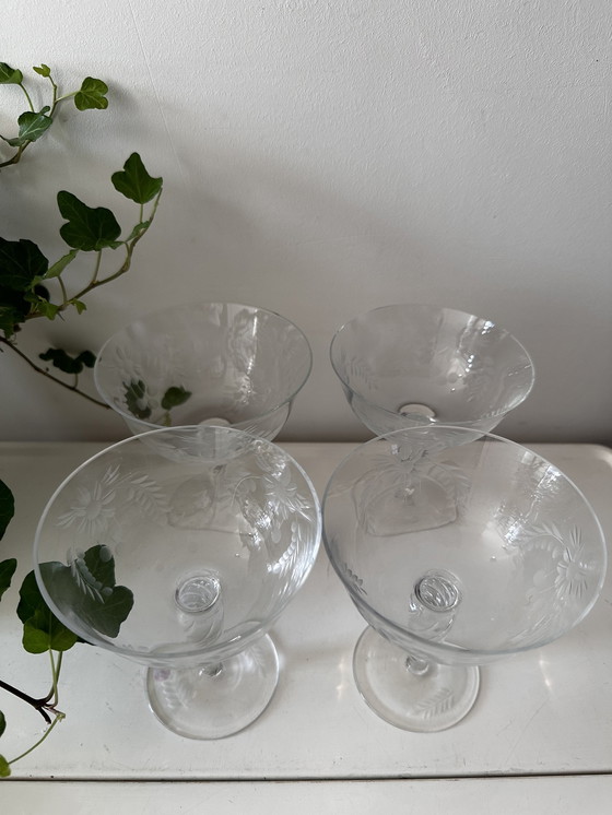 Image 1 of 4 Crystal Coupe Champagne Glasses