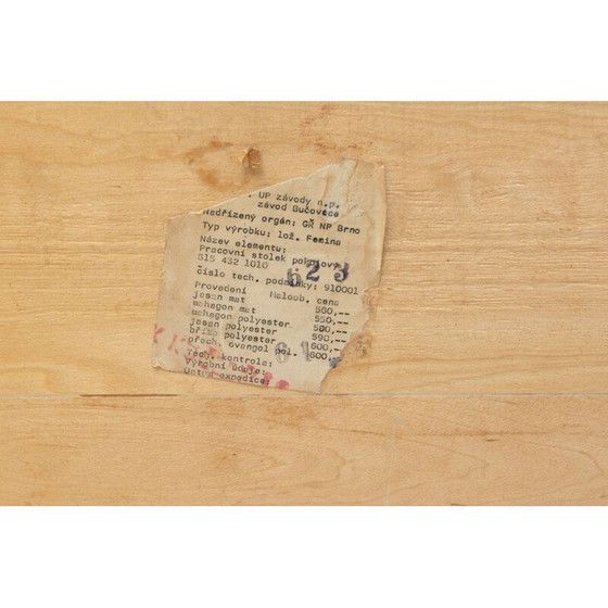 Image 1 of Scrivania da donna vintage in mogano di Up Zavody, Cecoslovacchia, 1980