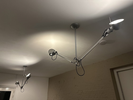 Image 1 of 2x Artemide Tolemeo Sospensione Pendant Lamp