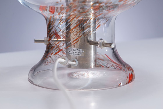 Image 1 of Juego de lámparas de mesa Orrefors en cristal soplado a mano.