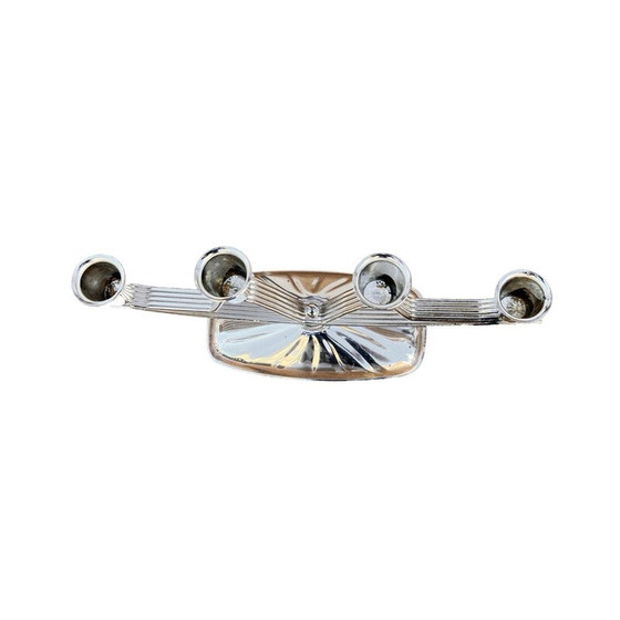 Image 1 of Vintage silver-plated 3-arm candlestick, Germany 1970