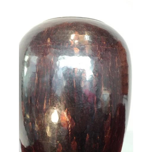 Vintage ovoid vase by Hervé Wahlen, 1980