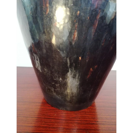 Image 1 of Vintage ovoid vase by Hervé Wahlen, 1980