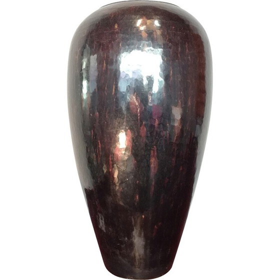Image 1 of Vintage ovoid vase by Hervé Wahlen, 1980