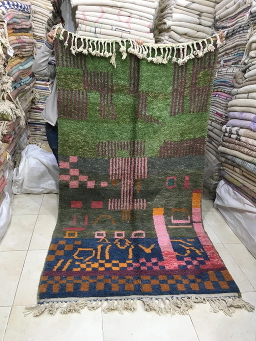 Tapis berbère marocain Beni Ouarain 2m81 x 1m52