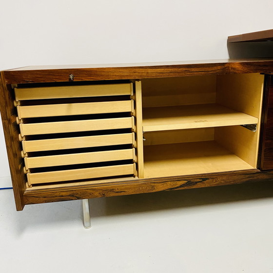 Image 1 of Mid - Century Sven Ivar Dysthe for Dokka Mobler executive corner desk Rosewood 1960