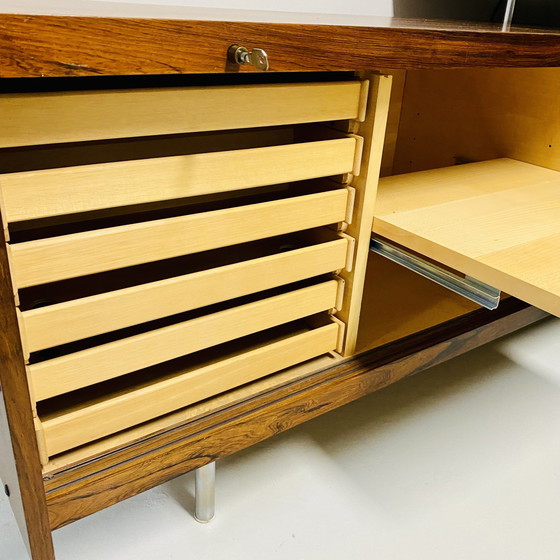 Image 1 of Mid - Century Sven Ivar Dysthe for Dokka Mobler executive corner desk Rosewood 1960