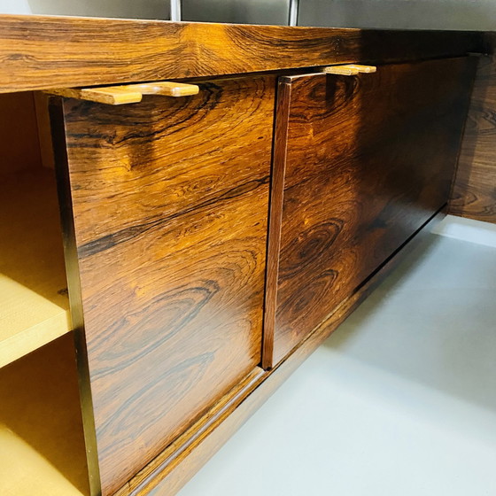 Image 1 of Mid - Century Sven Ivar Dysthe for Dokka Mobler executive corner desk Rosewood 1960