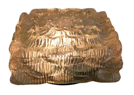 Image 1 of Lampada da soffitto in vetro vintage, nuova di zecca, in magazzino NOS